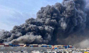 أول بيان من لجنة التحقيق في أسباب حادثة الحريق في ميناء رجائي