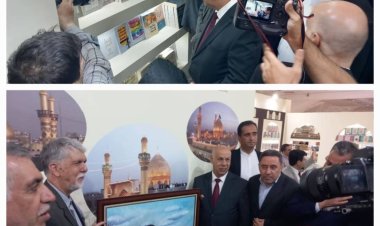 افتتاح جناح العراق في معرض طهران الدولي الـ 36 للكتاب