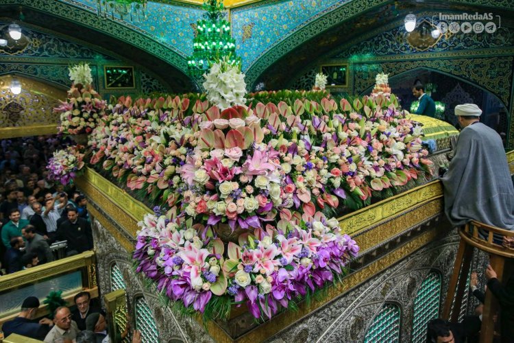 المرقد الرضوي يستضيف ملايين الزوار احتفالا بعيد ميلاد الامام الضامن الرؤوف