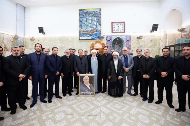 العتبة الحسينية المقدسة تقيم مجلس ترحيم على روح المتبرع للعتبات  المحسن الحاج علي أكبر أنصاري