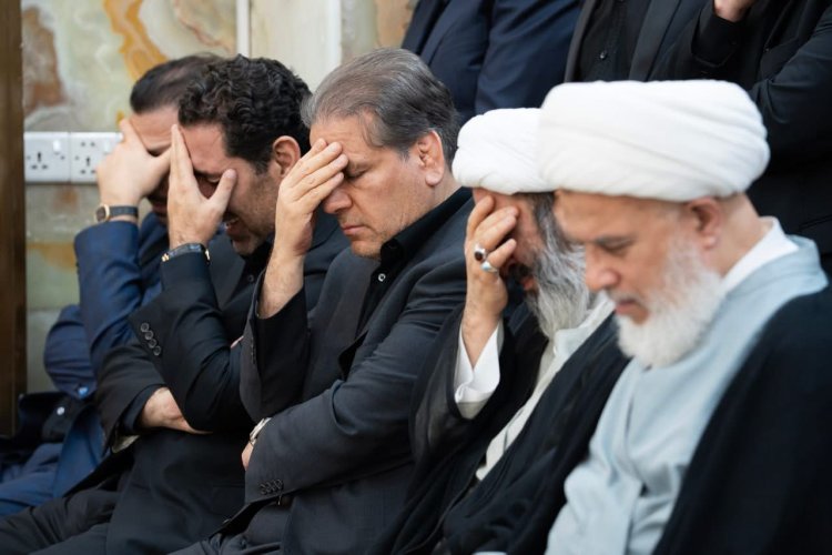 العتبة الحسينية المقدسة تقيم مجلس ترحيم على روح المتبرع للعتبات  المحسن الحاج علي أكبر أنصاري
