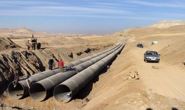 اكتمال مشروع نقل المياه من البحر الى اصفهان بمسافة 780 كم لمعالجة مشكلة شح المياه في المدينة