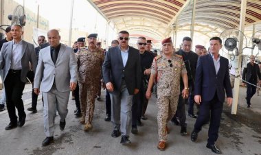 وزير الداخلية العراقي يزور منفذ المنذرية الحدودي للإطلاع على سير الاستعدادات لزيارة الأربعين