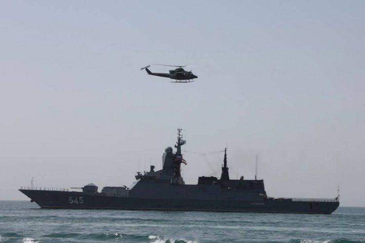 انتهاء المناورات البحرية بين ايران وروسيا