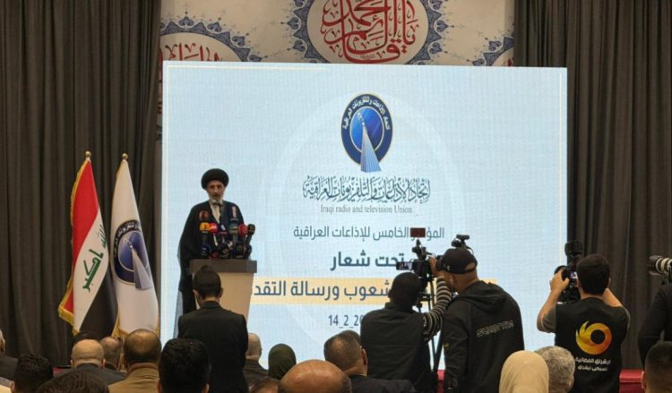 رئيس اتحاد الإذاعات والتلفزيونات العراقية السيد الحسيني : المنطقة على أعتاب مواجهة وحرباً حتمية مع واشنطن.. و50 ألف استشها،دي عراقي  للدفاع عن "جبهة الحق"