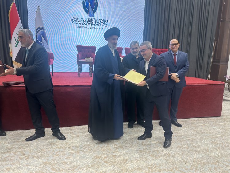 رئيس اتحاد الإذاعات والتلفزيونات العراقية السيد الحسيني : المنطقة على أعتاب مواجهة وحرباً حتمية مع واشنطن.. و50 ألف استشها،دي عراقي  للدفاع عن "جبهة الحق"